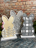Set of 3 Wooden Easter Bunnies