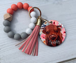 Highland Cow Wristlet