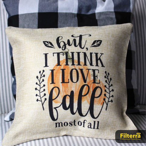 But I think I love Fall Most of All Pillow