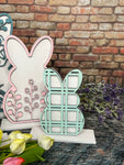 Set of 5 Wooden Easter Bunnies