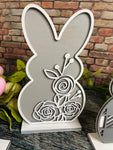 Set of 3 Wooden Easter Bunnies